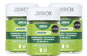 Espirulina, alcachofa, espinaca y vitaminas en gomitas 💚