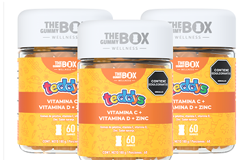 Vitamina C + zinc para niños, en gomitas 💪🏻