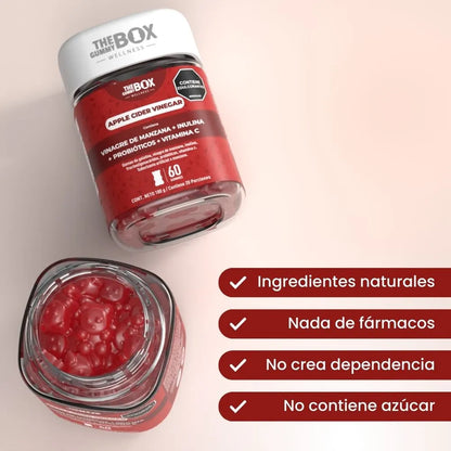 Vinagre de manzana en gomitas🍎
