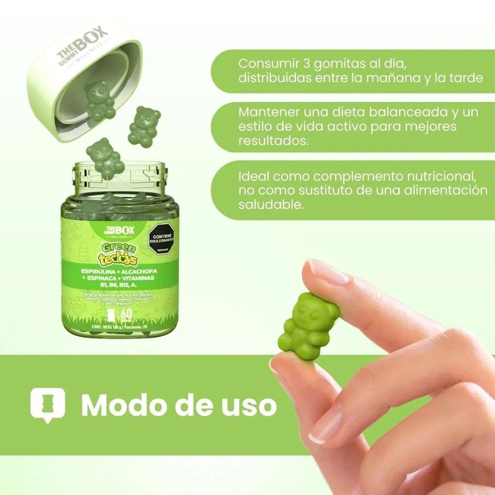 Batido verde en gomitas para niños 🥬