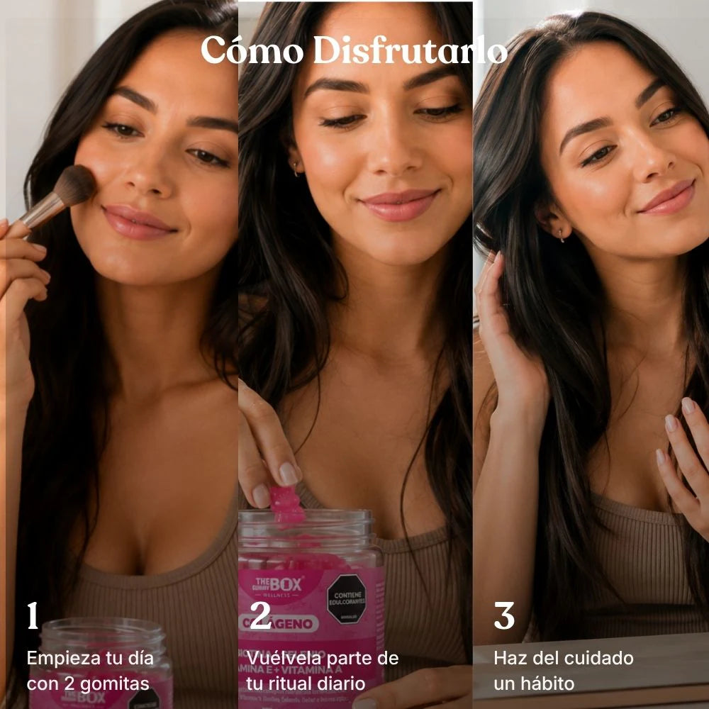 Cómo tomar Colágeno y Biotina en Gomitas diariamente