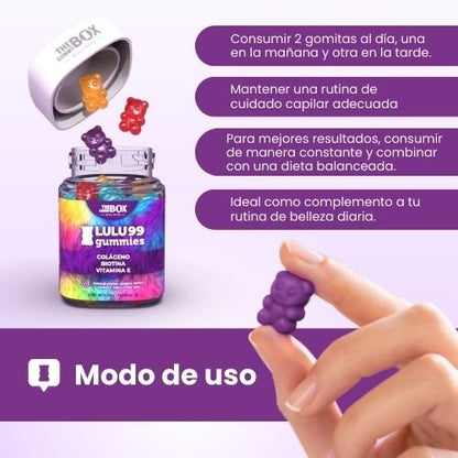 Lulu99 Gummies - Colageno y biotina en gomitas 💅🏻