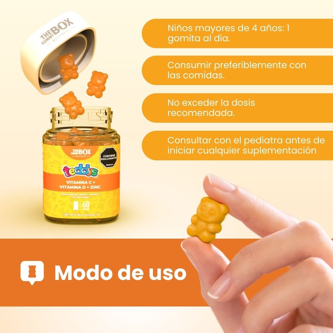 Vitamina C + Zinc para Niños en gomitas 💪🏻.